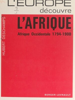 cover image of L'Europe découvre l'Afrique
